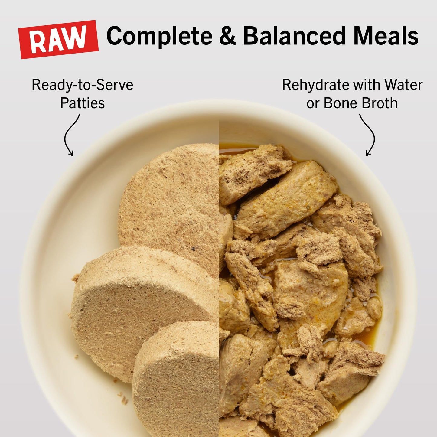 Stella & Chewy's Freeze-Dried Raw Dinner Patties - Dandy Lamb Recipe - High Protein Grain-Free Puppy & Dog Food - Perfect For Picky Eaters - 5.5 oz