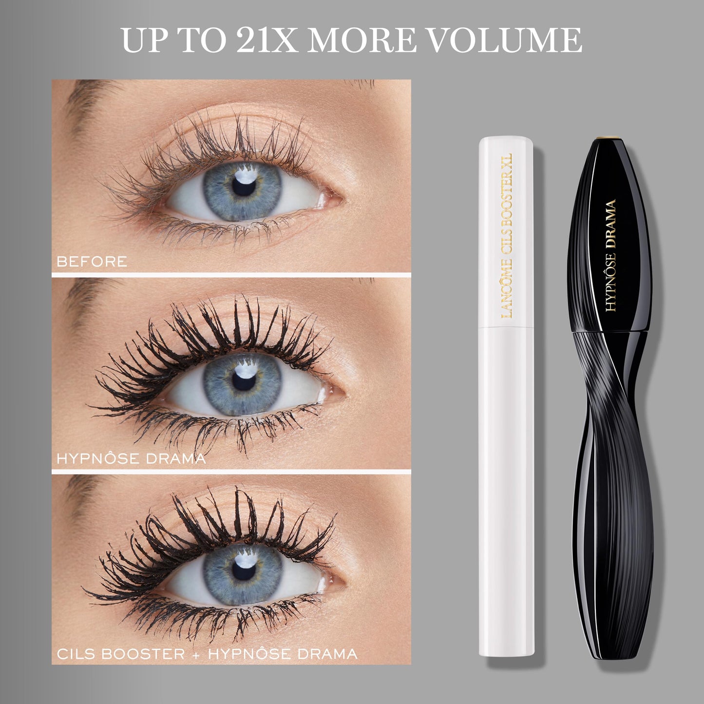 Lancôme Hypnôse Drama Extreme Volumizing Mascara - Up to 17x More Volume - Up to 24HR Wear - Ultra Black