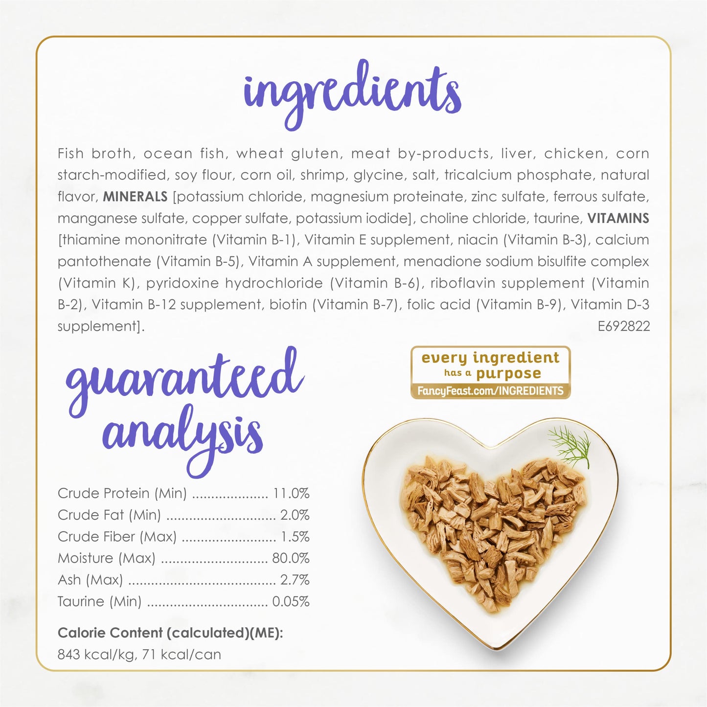 Fancy Feast Poultry and Beef Feast Classic Pate Collection Grain Free Wet Cat Food Variety Pack - (Pack of 30) 3 oz. Cans