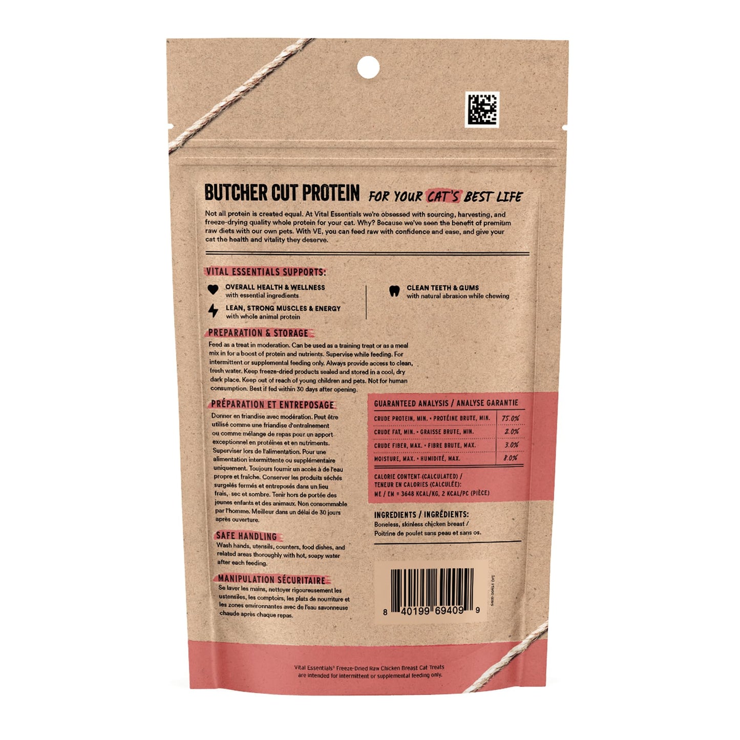 Vital Essentials Minnows Cat Treats, 0.5 oz | Freeze-Dried Raw | Single Ingredient | Grain Free, Gluten Free, Filler Free