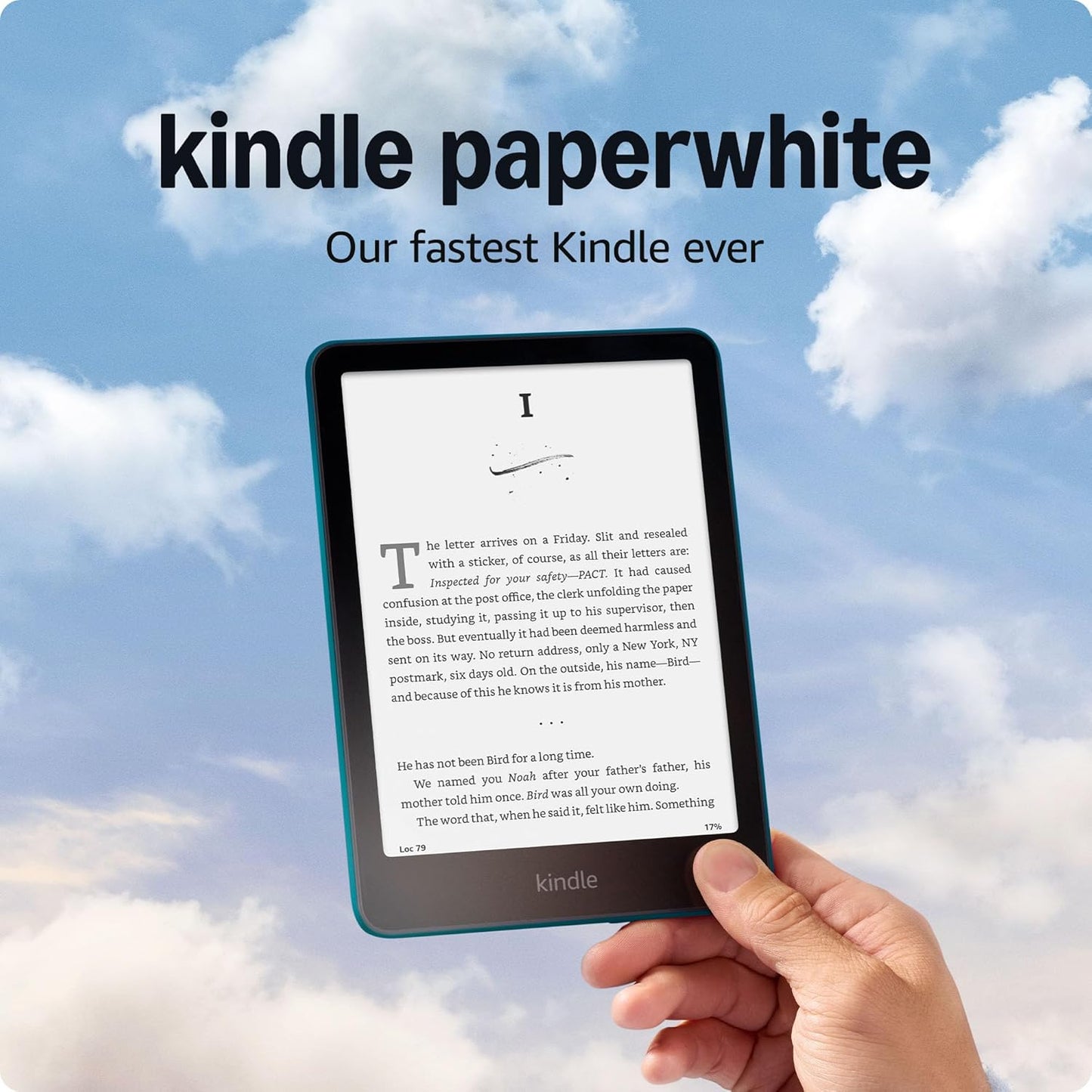 Amazon Kindle Paperwhite 16GB (newest model) – Our fastest Kindle ever, with new 7" glare-free display and weeks of battery life – Black