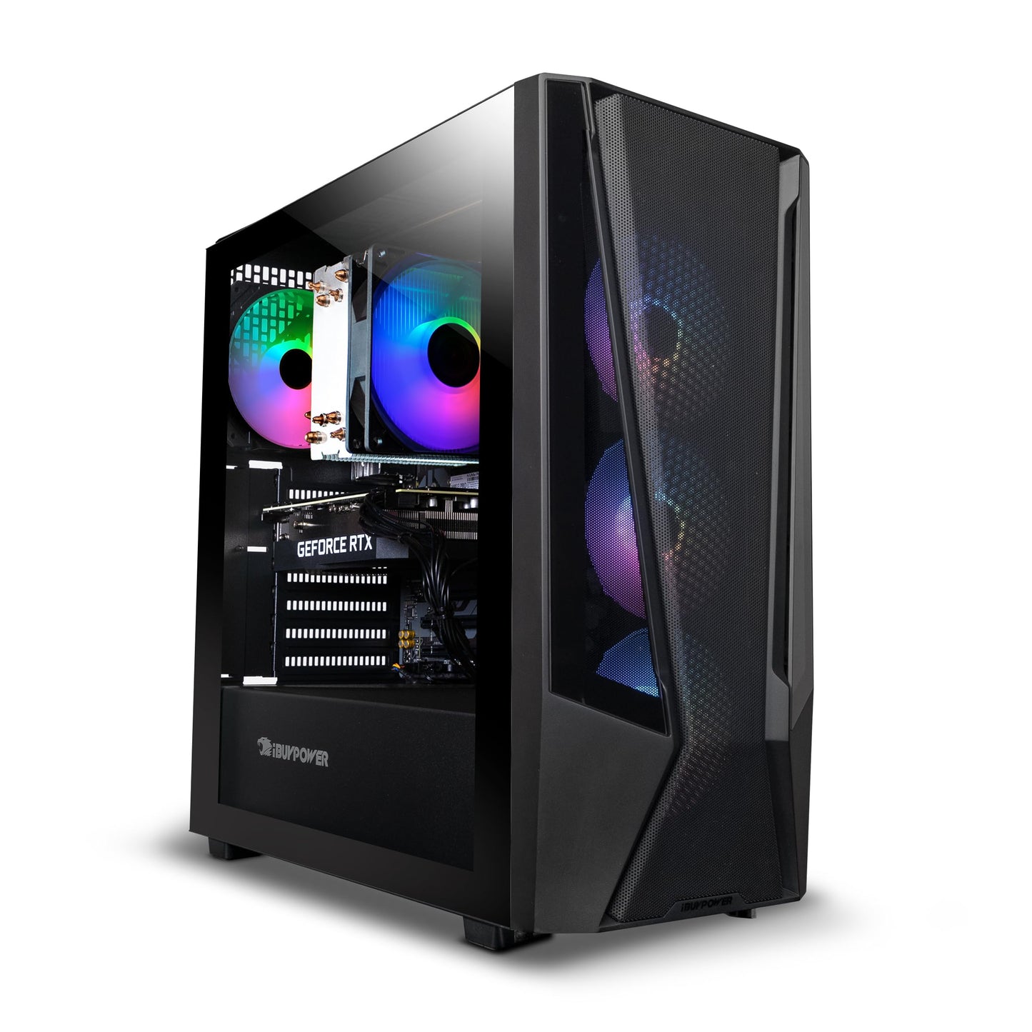 iBUYPOWER Y40 PRO Black Gaming PC Desktop Computer AMD Ryzen 9 7900X CPU, NVIDIA GeForce RTX 5070Ti 16GB GPU, 32GB DDR5 RGB 5200MHz RAM, 2TB NVMe SSD, Windows 11 Home, Keyboard, Mouse - Y40BA9N57T01