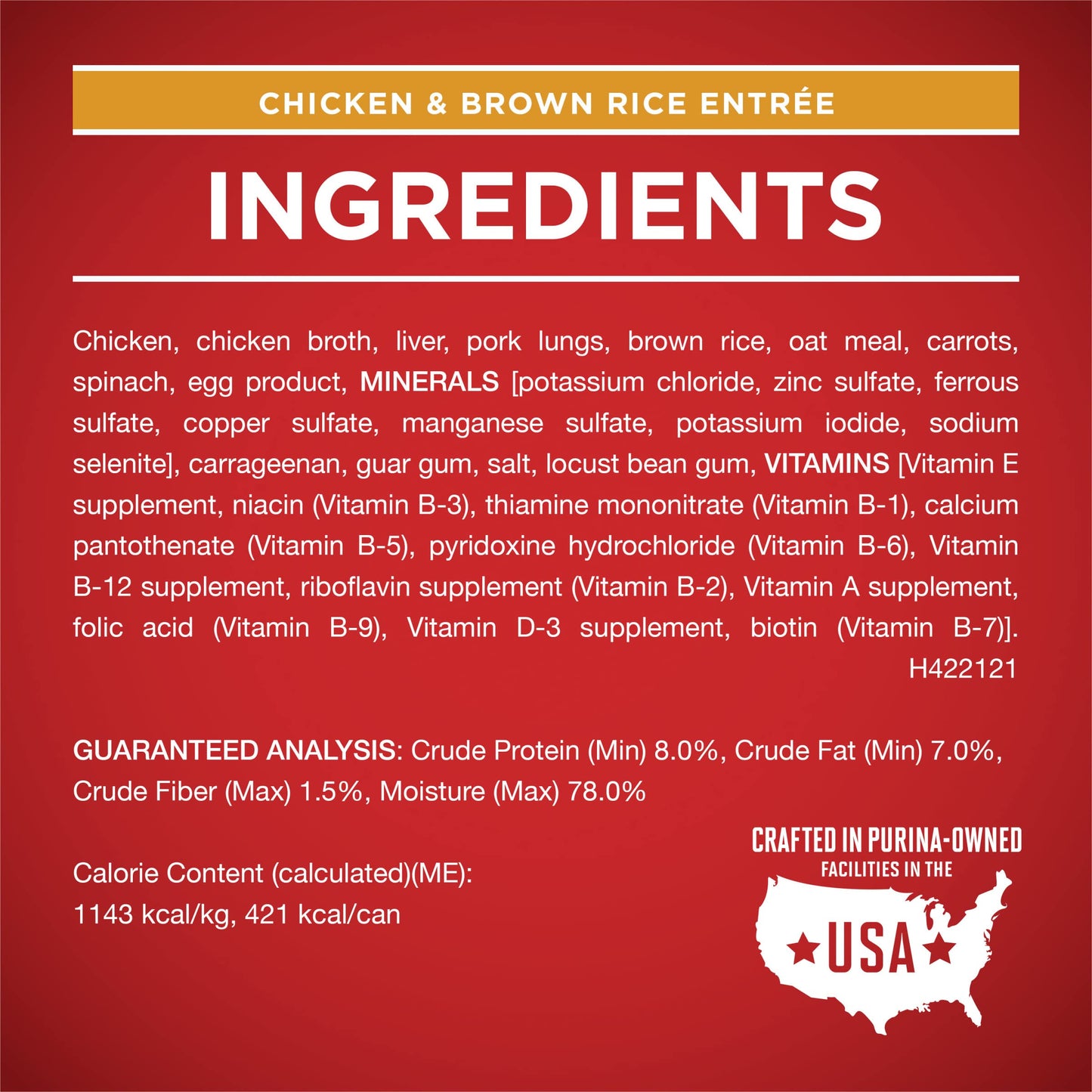 Purina ONE Classic Ground Chicken and Brown Rice, and Beef and Brown Rice Entrees Wet Dog Food Variety Pack - (Pack of 6) 13 oz. Cans
