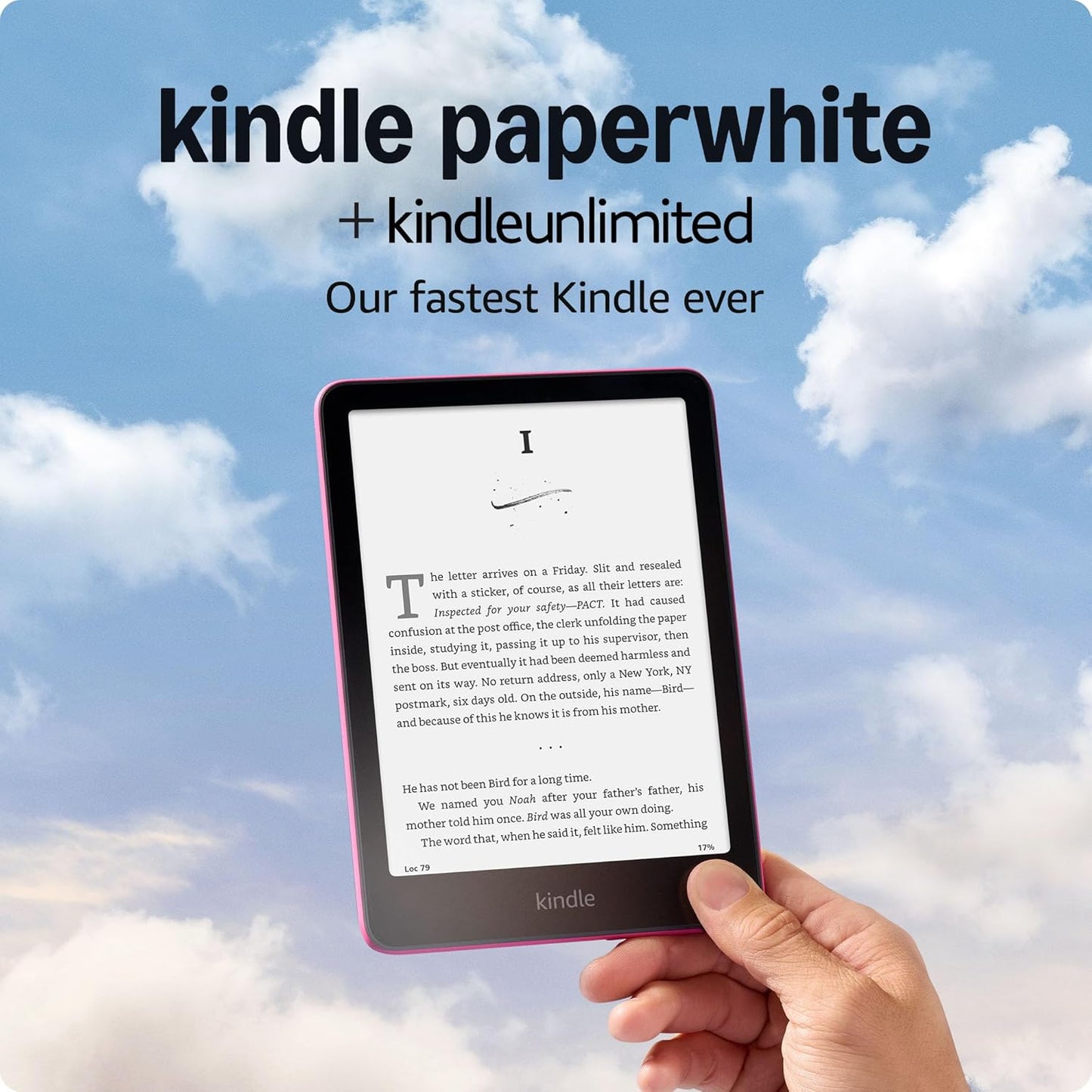 Amazon Kindle Paperwhite 16GB (newest model) – Our fastest Kindle ever, with new 7" glare-free display and weeks of battery life – Black