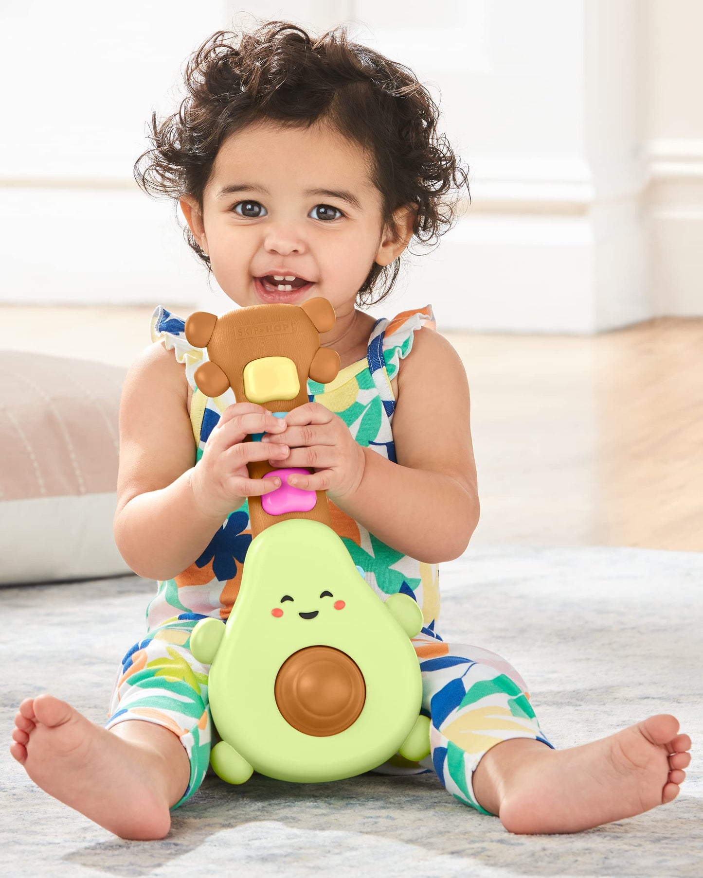 Skip Hop Baby Toy Rock-A-Mole Guitar, Farmstand Grow & Play, 0.6 lb