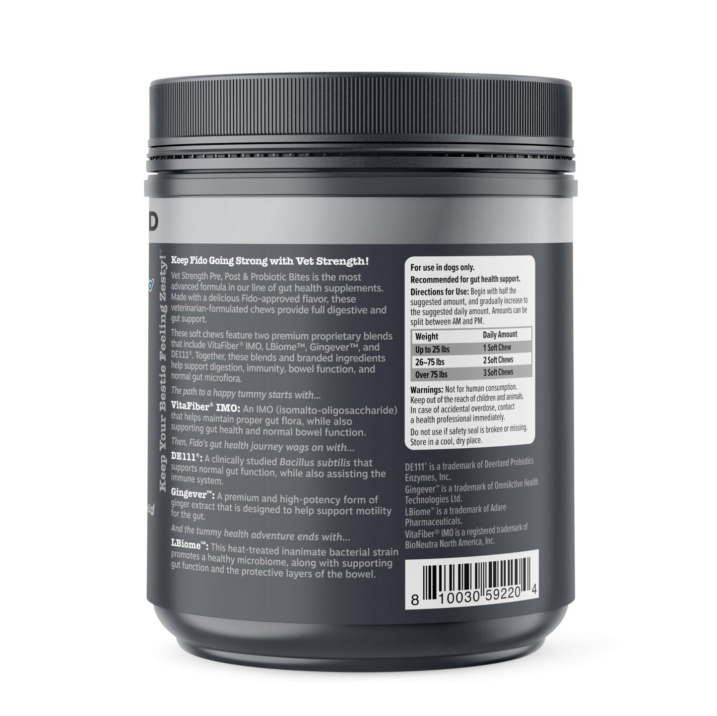 Zesty Paws Probiotics for Dogs - Digestive Enzymes for Gut Flora, Digestive Health, Diarrhea & Bowel Support - Clinically Studied DE111 - Dog Supplement Soft Chew for Pet Immune System - Pumpkin