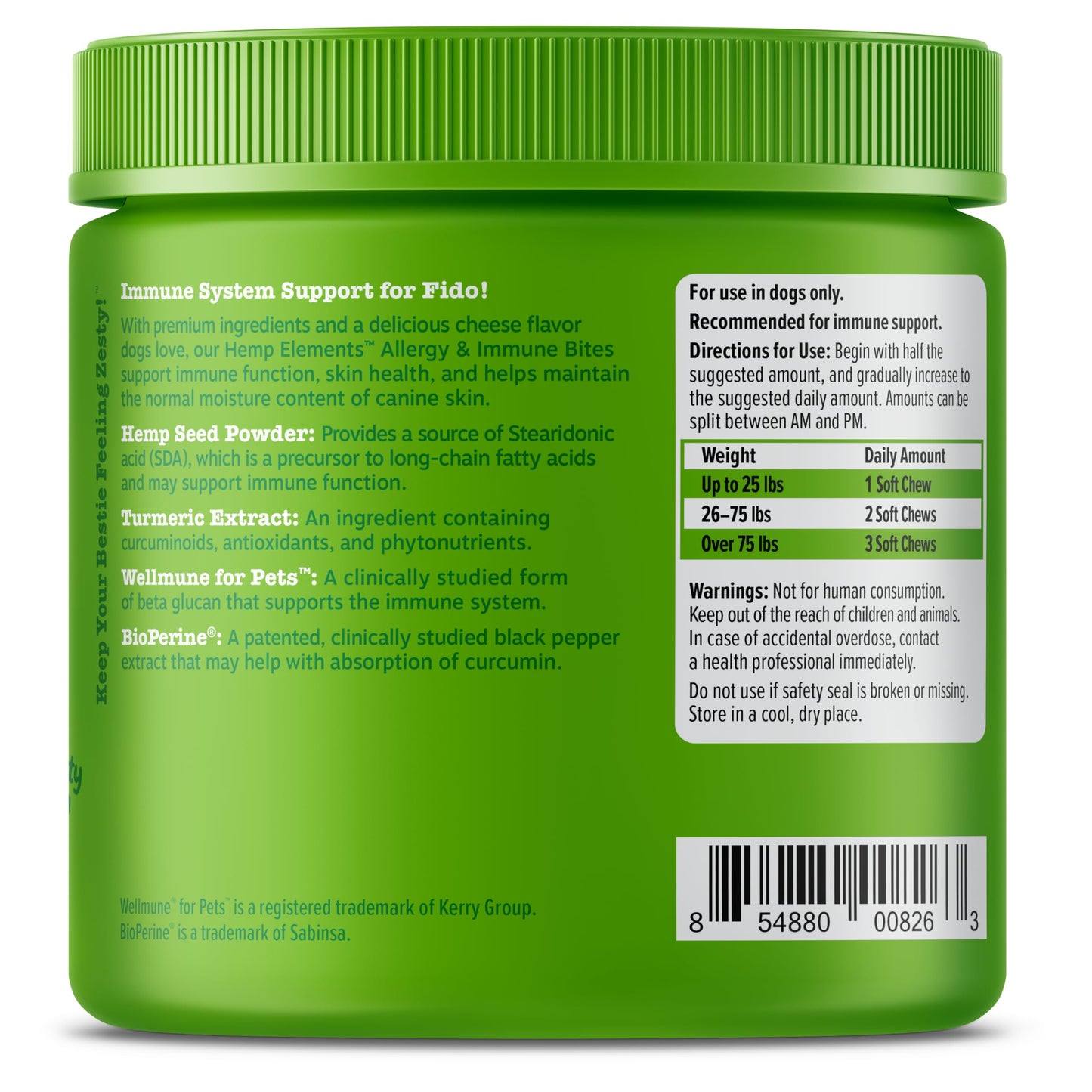 Zesty Paws Dog Allergy Relief- Dog Itching Skin Relief- Dog Probiotics for Itchy Skin and Itchy Ears- Dog Allergy Paw Relief- Dog Allergy Chews- Dog Itch Relief - Dog Skin Allergy Relief - Lamb - 90ct