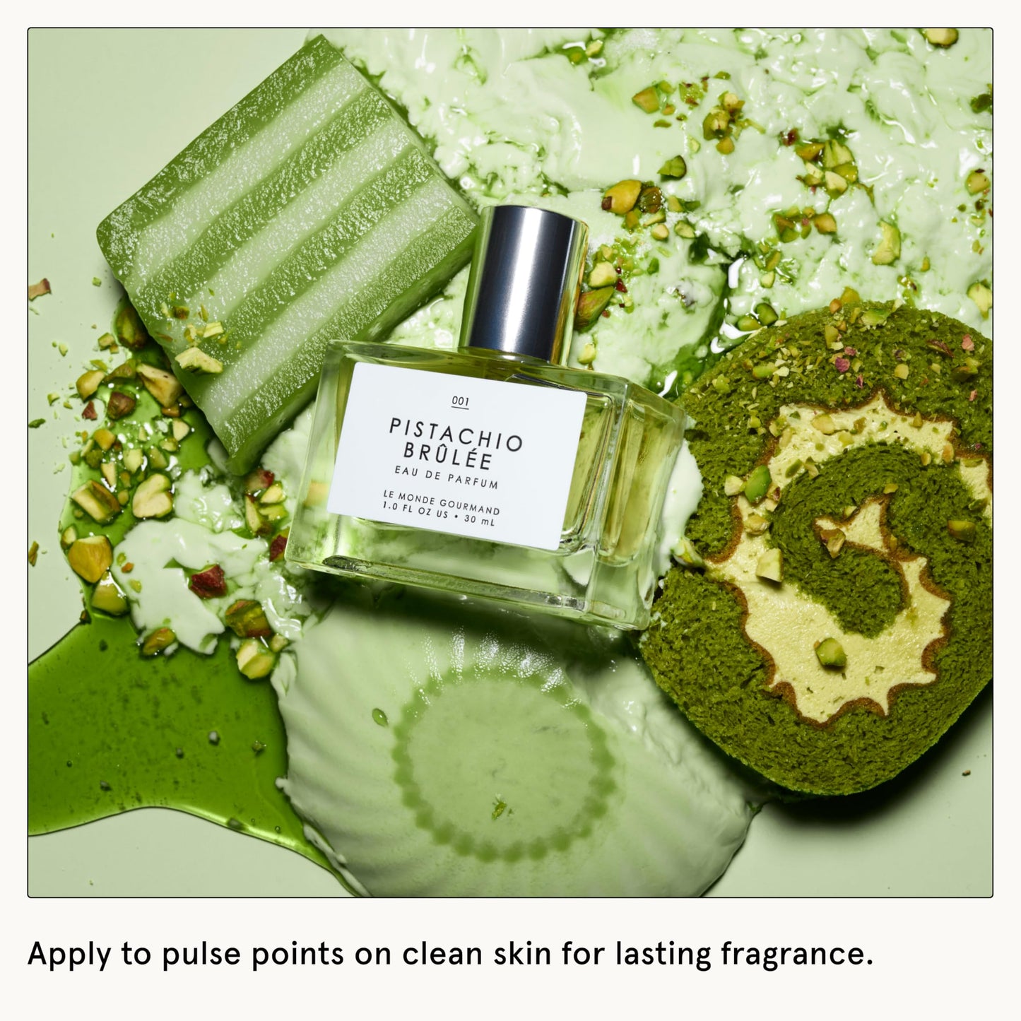 Le Monde Gourmand Pistachio Brûlée Eau de Parfum - 1 fl oz (30 ml) - Nutty, Vanilla Perfume Notes