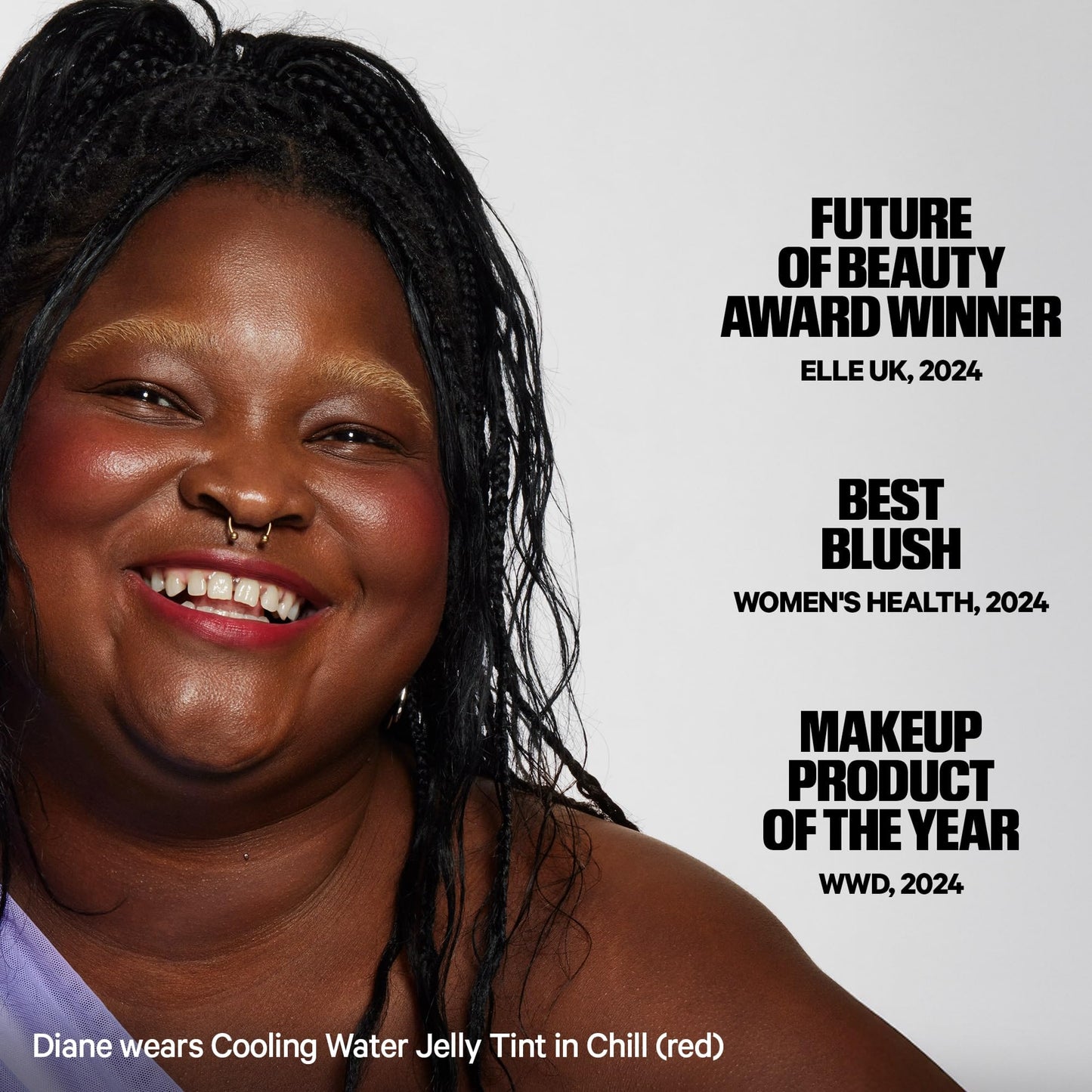 Milk Makeup Cooling Water Jelly Tint – Long-Lasting Sheer Lip + Cheek Stain with Firming Vegan Collagen + Hydrating Aloe – Transfer Proof, Buildable Lip Tint + Blush