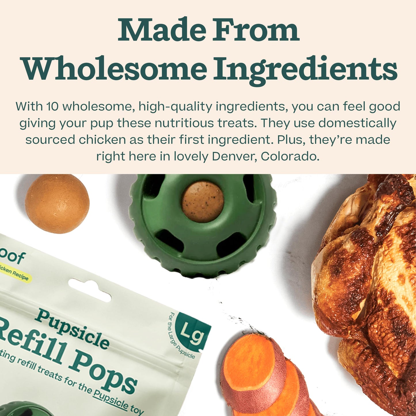 Woof Pupsicle Pops - Premade Long Lasting Dog Pupsicle Pop Treats