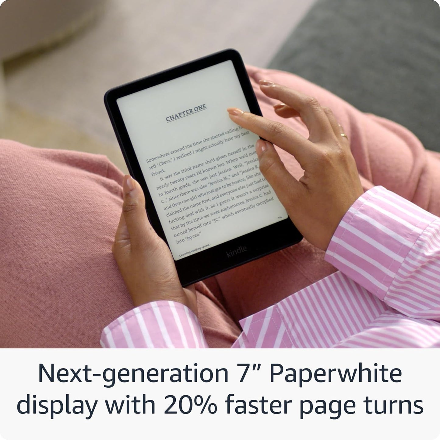 Amazon Kindle Paperwhite 16GB (newest model) – Our fastest Kindle ever, with new 7" glare-free display and weeks of battery life – Black
