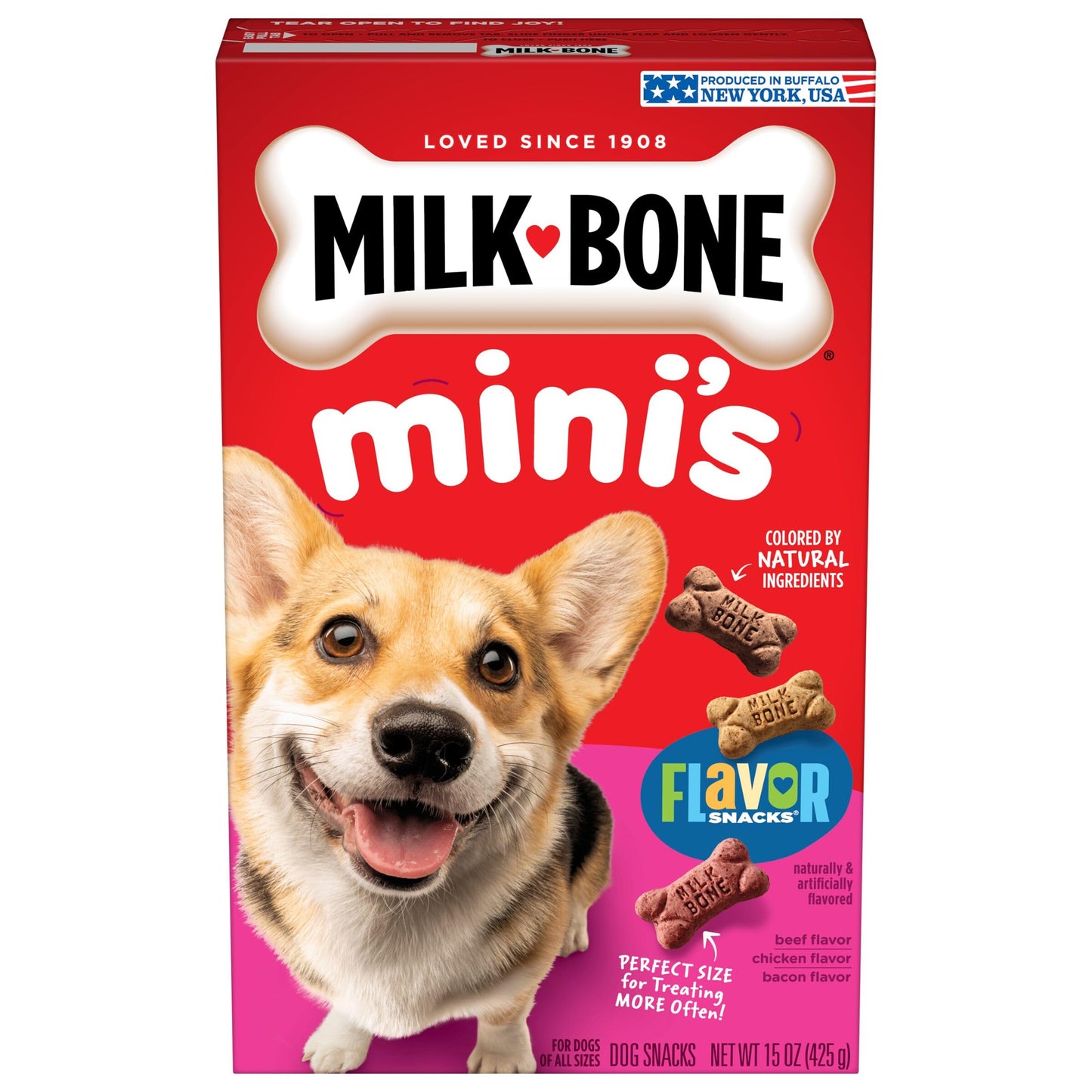 Milk-Bone Mini's Flavor Snacks Dog Treats, 36 Ounce