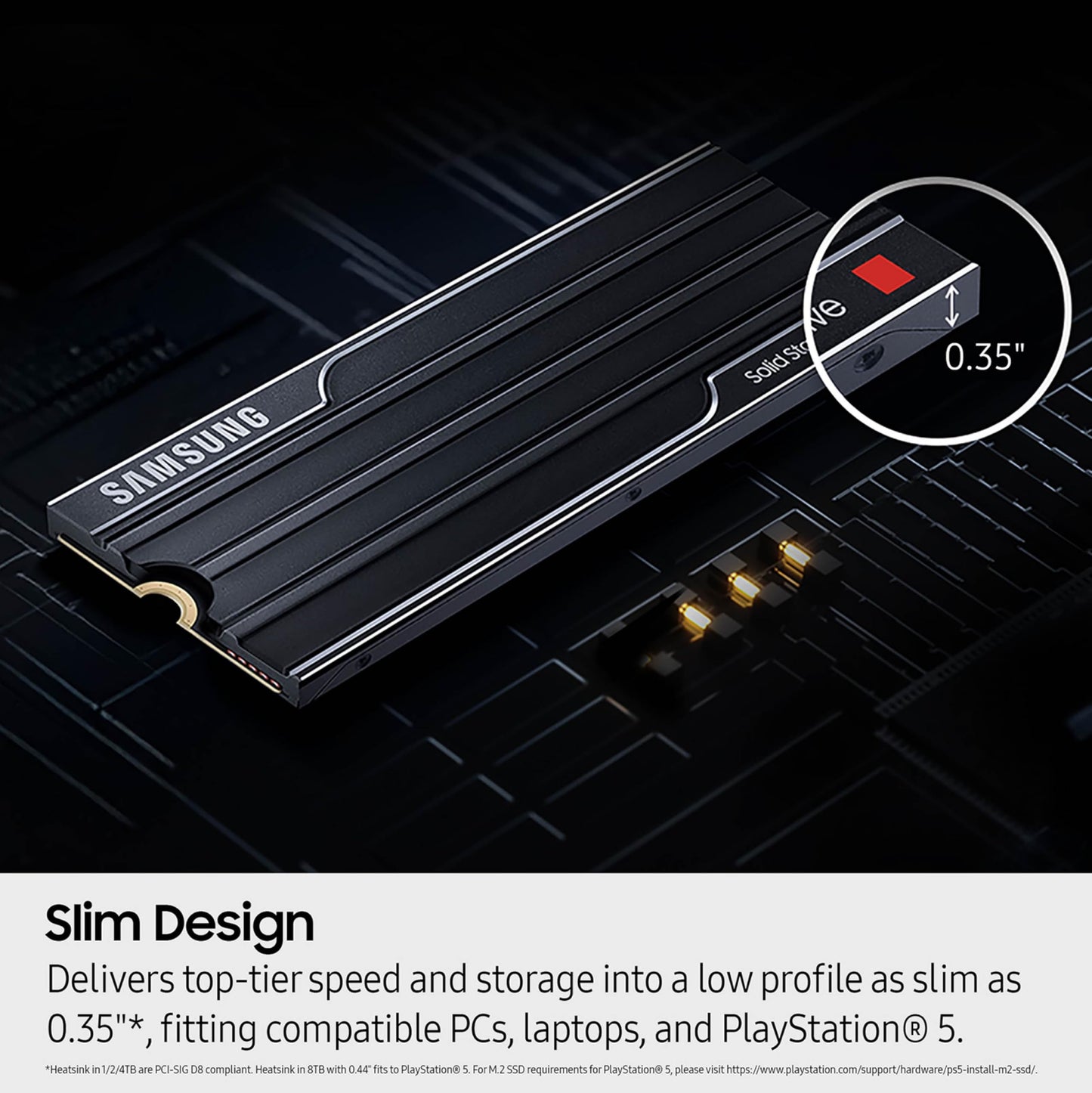 Samsung SSD 9100 PRO 4TB, PCIe 5.0x4 M.2 2280, Seq. Read Speeds Up to 14,800MB/s, Best for AI Computing, Gaming, and Heavy Duty Workstations (MZ VAP4T0B/AM)