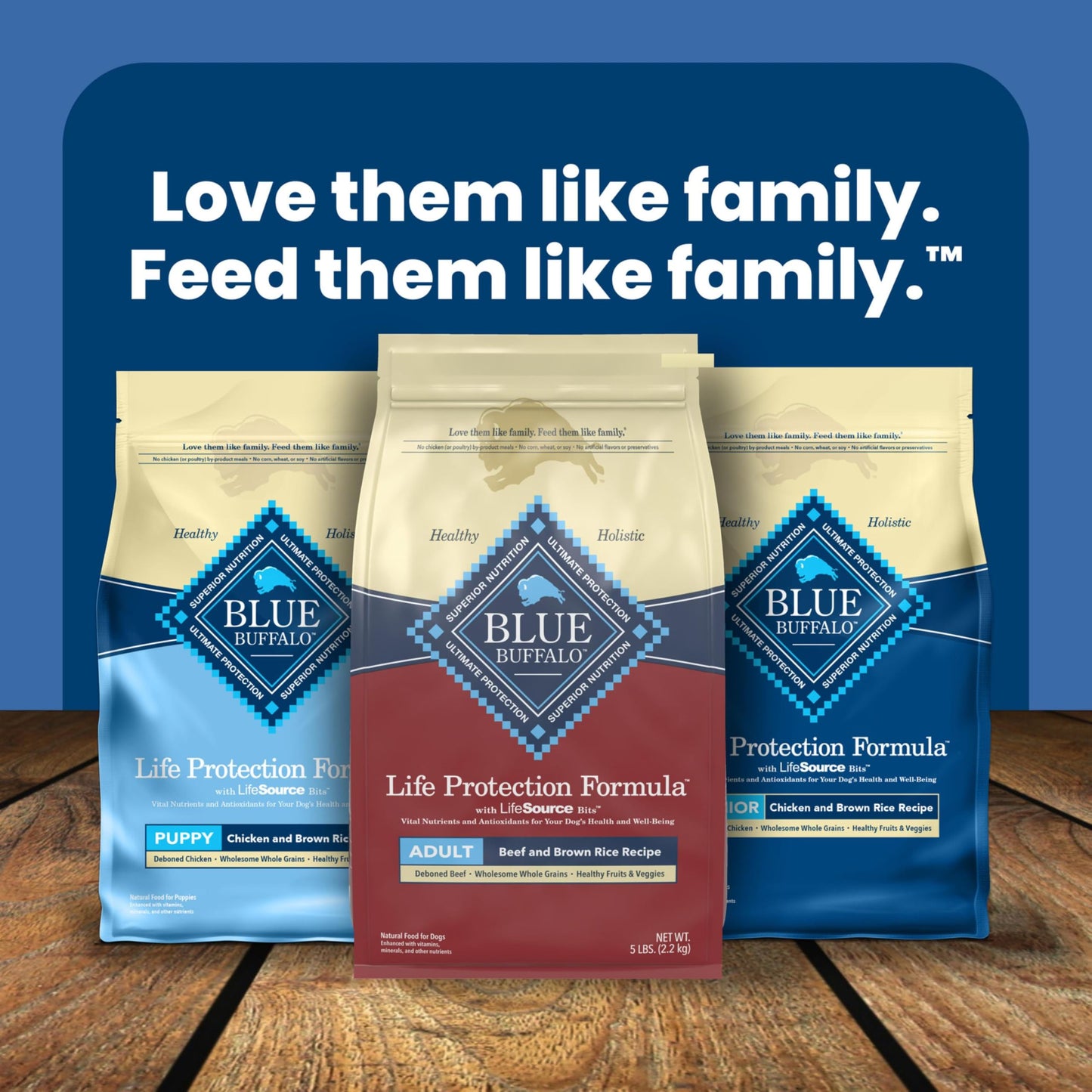 Blue Buffalo Life Protection Formula Natural Adult Small Breed Dry Dog Food, Chicken and Brown Rice 5-lb Trial Size Bag