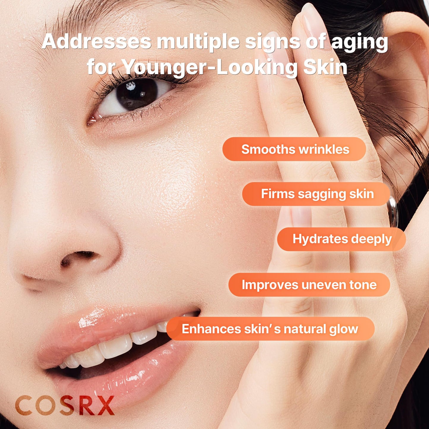 COSRX Advanced Snail Mucin Glass Glow Hydrogel Face Masks Skincare 3 EA, Collagen Face Mask, Travel Essentials, Overnight Face Mask, Korean Skin Care, Stocking Stuffers for Women