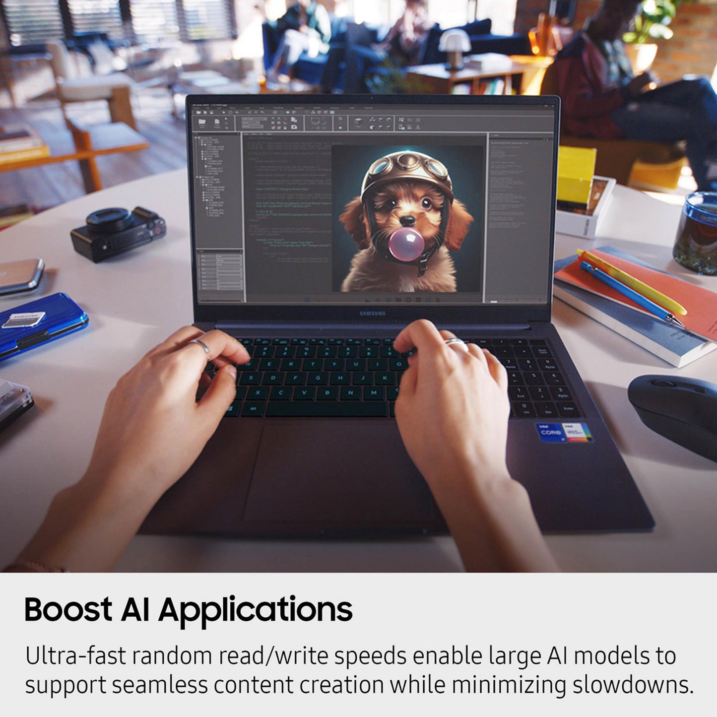 Samsung SSD 9100 PRO 4TB, PCIe 5.0x4 M.2 2280, Seq. Read Speeds Up to 14,800MB/s, Best for AI Computing, Gaming, and Heavy Duty Workstations (MZ VAP4T0B/AM)