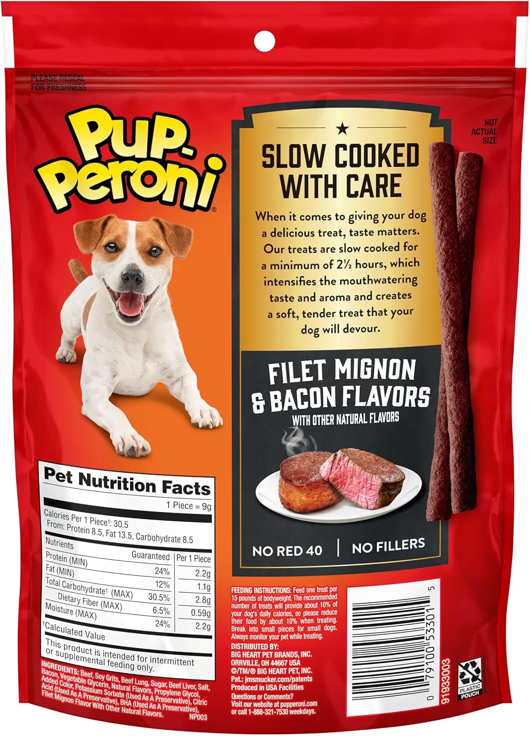 Pup-Peroni Dog Treats, Original Beef Flavor, 38 Ounce, Made with Real Beef