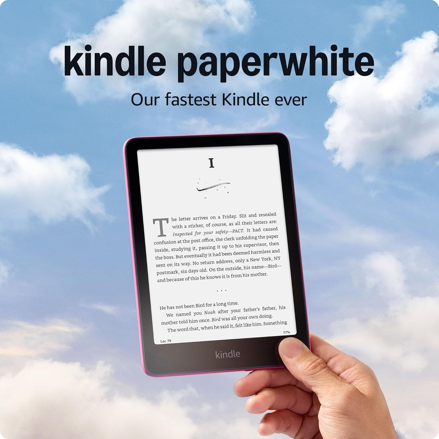 Amazon Kindle Paperwhite 16GB (newest model) – Our fastest Kindle ever, with new 7" glare-free display and weeks of battery life – Black