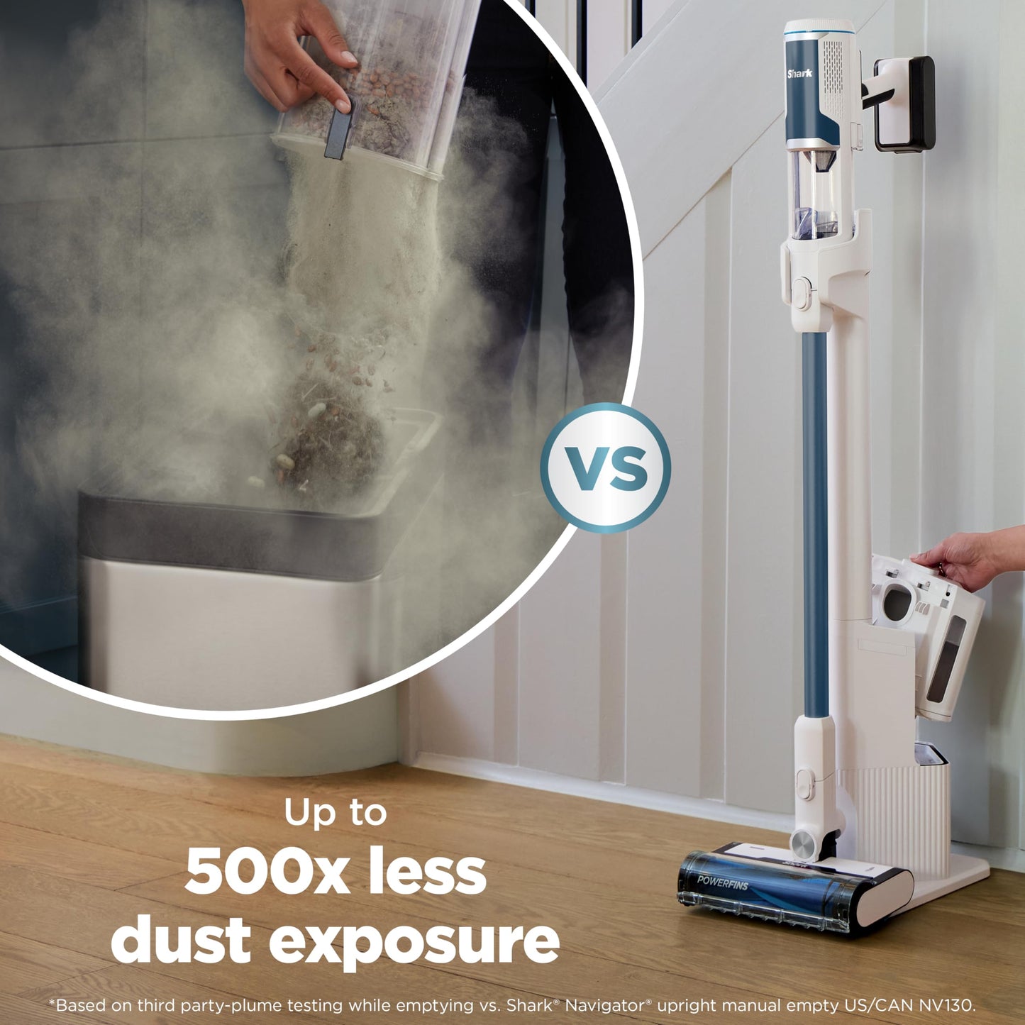 Shark | Pet Cordless Vacuum Cleaner | LED Headlights | Removable Handheld Vacuum for Pet Hair | Crevice Tool & Pet Multi-Tool Included | 40min Runtime | For Carpet & Hard Floors | Grey | IX141