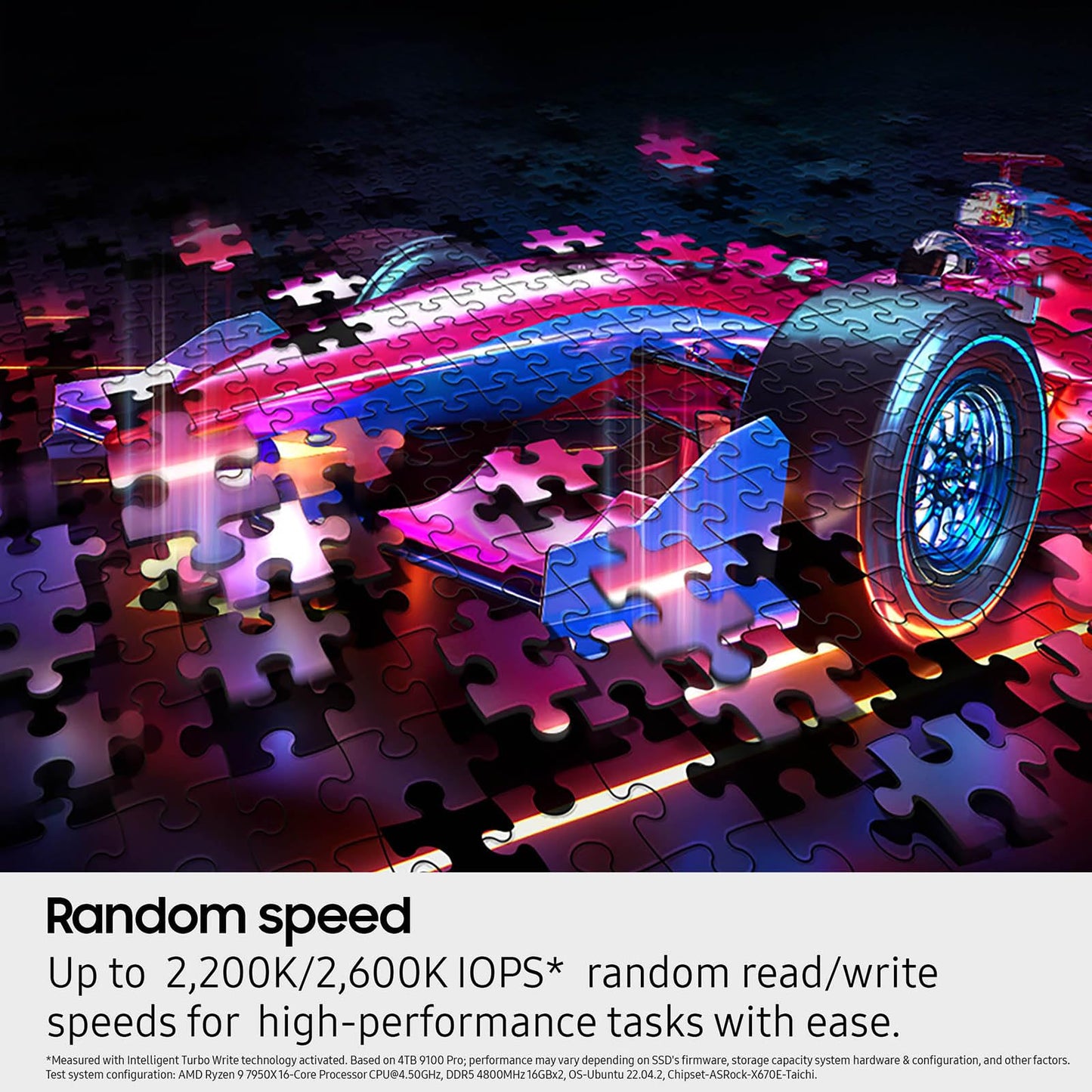 Samsung SSD 9100 PRO 4TB, PCIe 5.0x4 M.2 2280, Seq. Read Speeds Up to 14,800MB/s, Best for AI Computing, Gaming, and Heavy Duty Workstations (MZ VAP4T0B/AM)