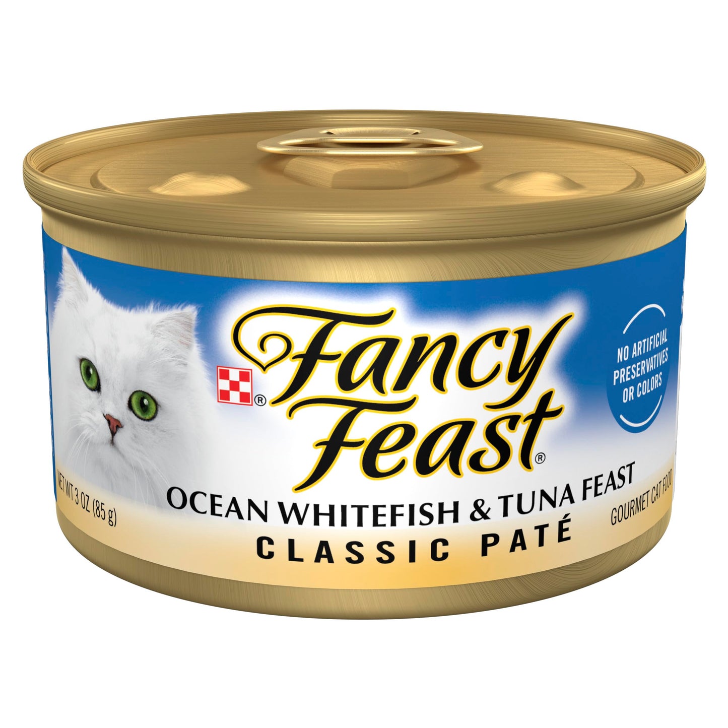 Fancy Feast Poultry and Beef Feast Classic Pate Collection Grain Free Wet Cat Food Variety Pack - (Pack of 30) 3 oz. Cans