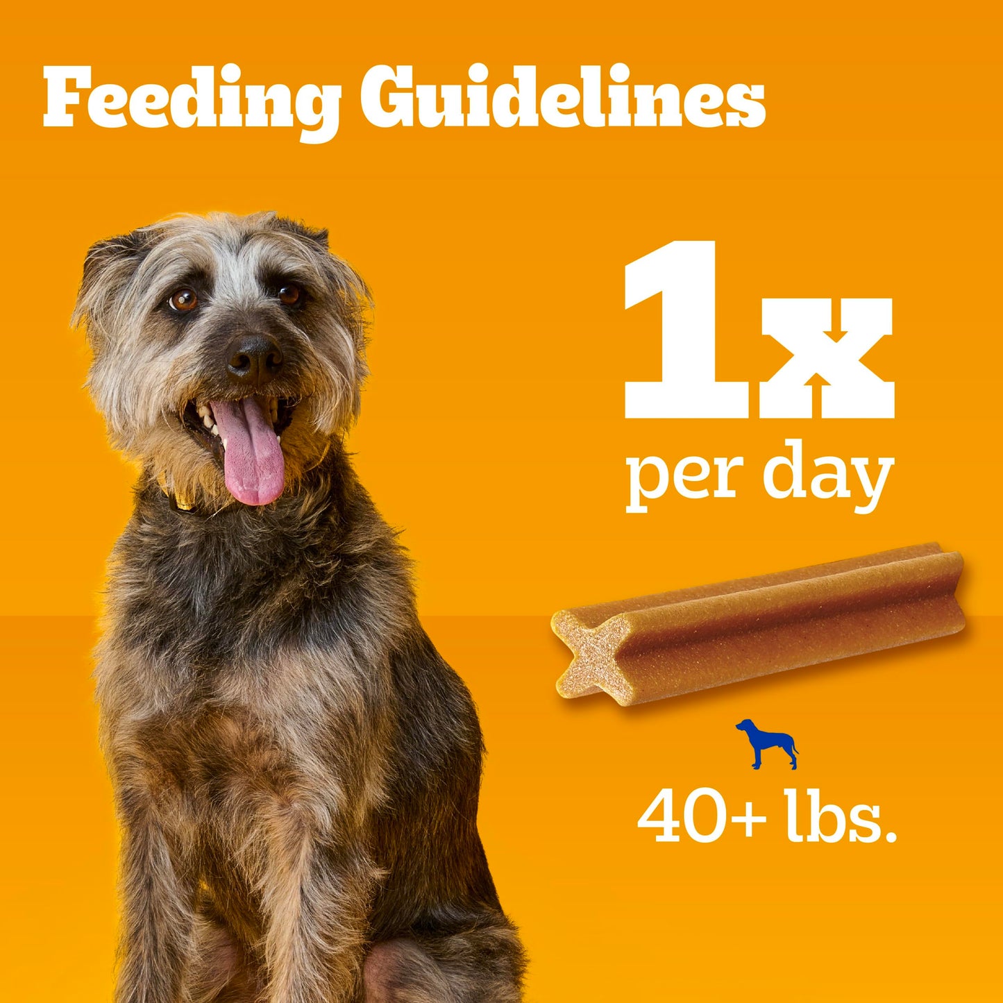 Pedigree Dentastix Large Breed Dog Treats, Fresh Flavor, 1.87 lb. Bag (36 Treats)