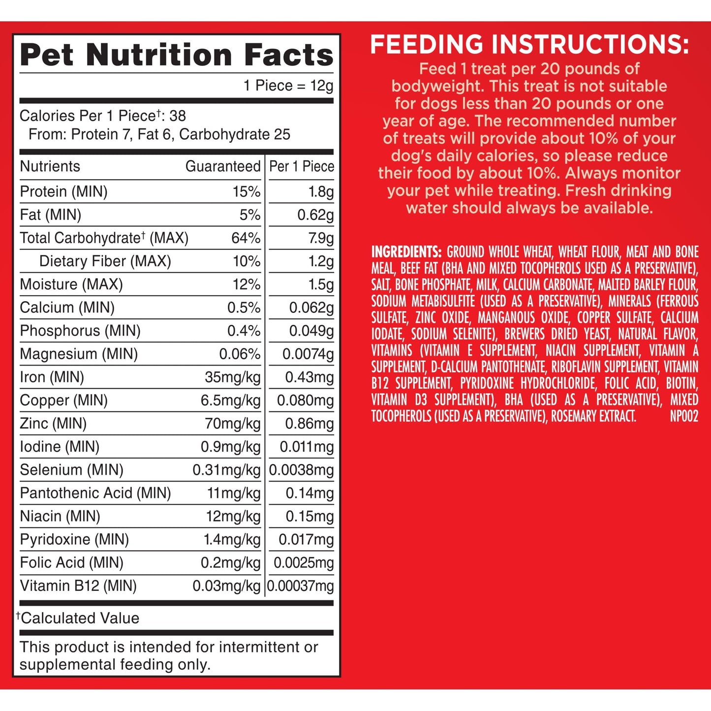 Milk-Bone Original Dog Treats Biscuits for Medium Dogs, 10 Pound