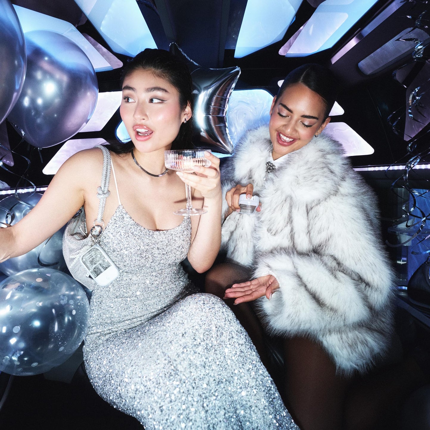 Touchland Special Edition Confetti Cake Mist + Frosted Sparkle Case Set, Scented & Stylish Hydrating Hand Sanitizer Spray Bundle, Travel Size, Dye Free, Amazon Exclusive