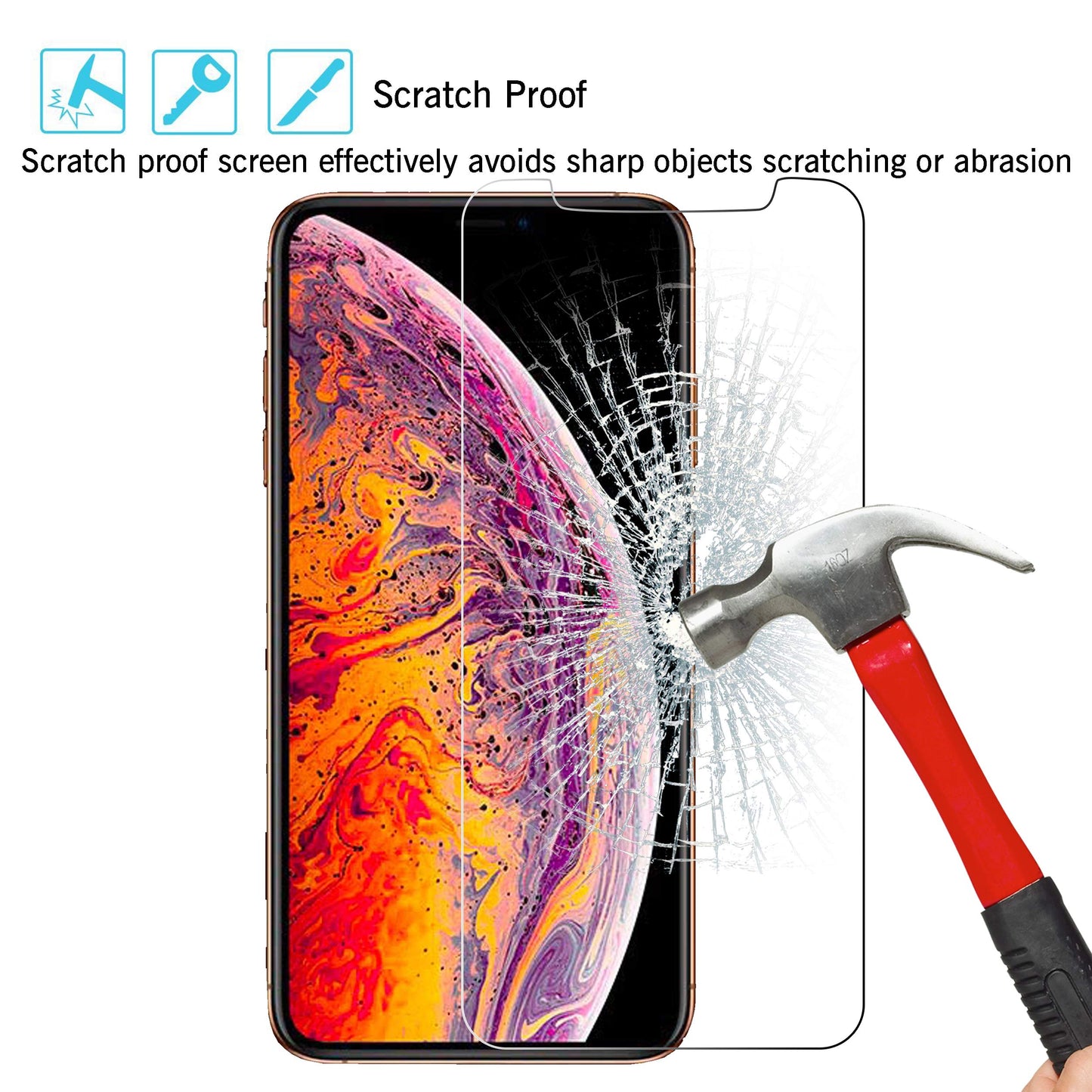 Ailun 3 Pack Screen Protector for iPhone 17 Pro Max [6.9 inch] with Installation Frame, Tempered Glass, Sensor Protection, Dynamic Island Compatible, Case Friendly