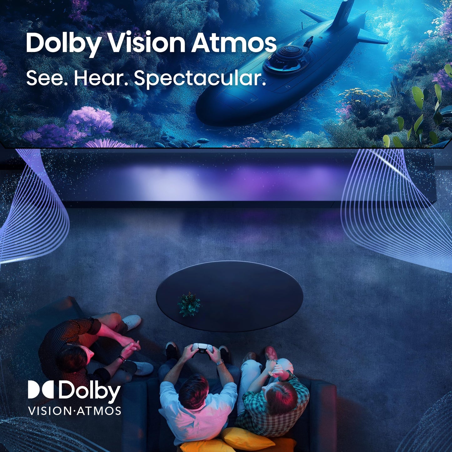 Hisense 75" E6 Cinema Series QLED 4K UHD Smart Fire TV (75E6QF, 2025 Model) - QLED, AI Light Sensor, Dolby Vision · Atmos, Voice Remote with Alexa, Motion Rate 120, HDR 10+ Adaptive, Game Mode Plus