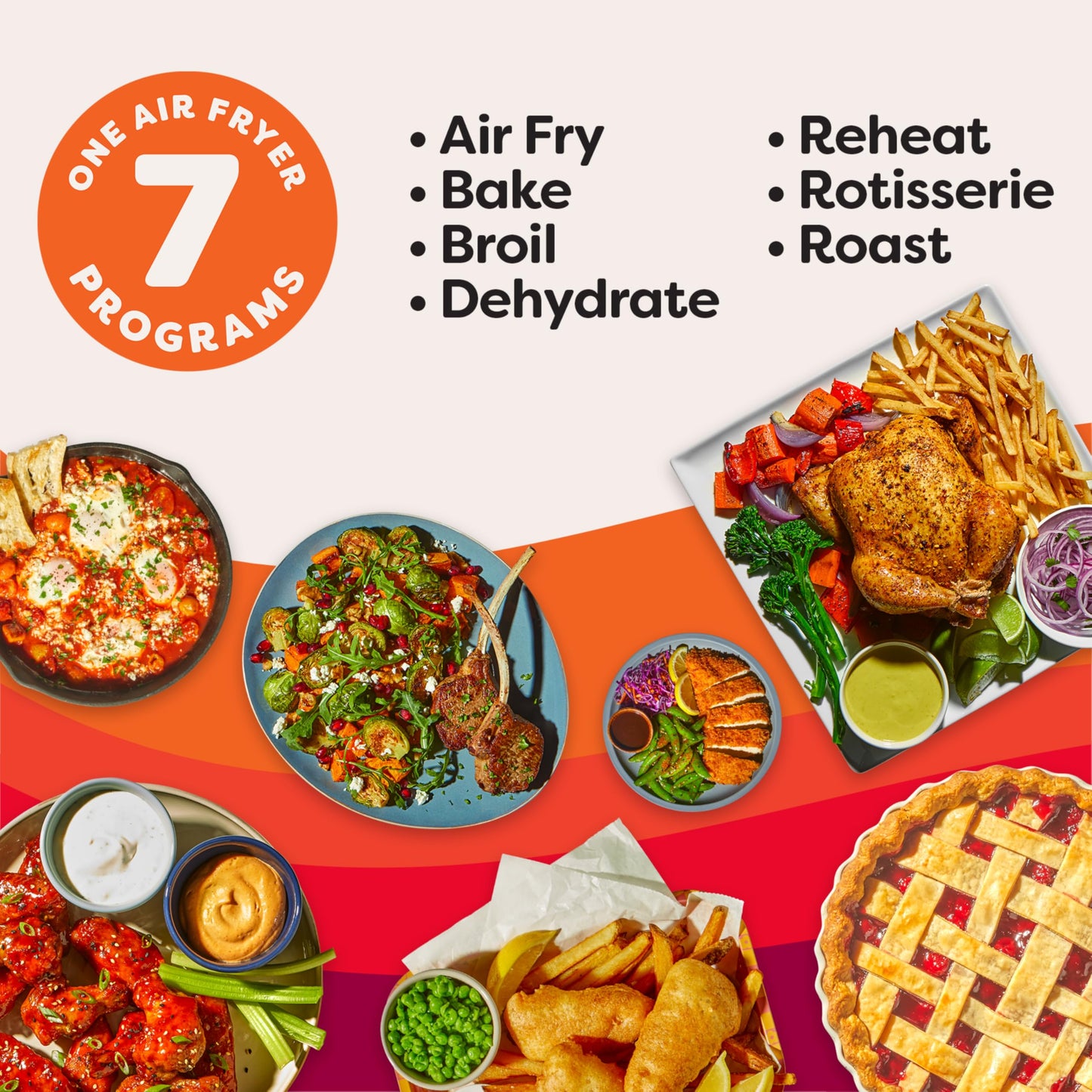 Instant Pot 4Qt VORTEX 6-in-1 Mini Air Fryer, Custom Program Options, Air Fry, Broil, Roast, Dehydrate, Bake, Reheat, Black, 4 Quarts