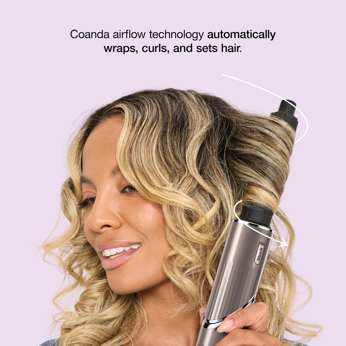 Shark FlexStyle Air Styling & Drying System, Powerful Hair Dryer Brush & Multi-Styler with Auto-Wrap Curlers, Diffuser, Paddle Brush, Round Brush, Concentrator Attachment, Black Cherry, HD457CR