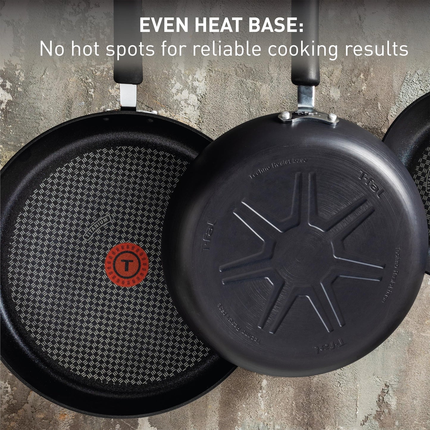 T-Fal Ultimate Hard Anodized Nonstick Cookware Set 17 Piece, Nonstick Pots and Pans Set with Fry Pan, Saucepans, Saute-Pan, Griddle, Dishwasher Safe, Black