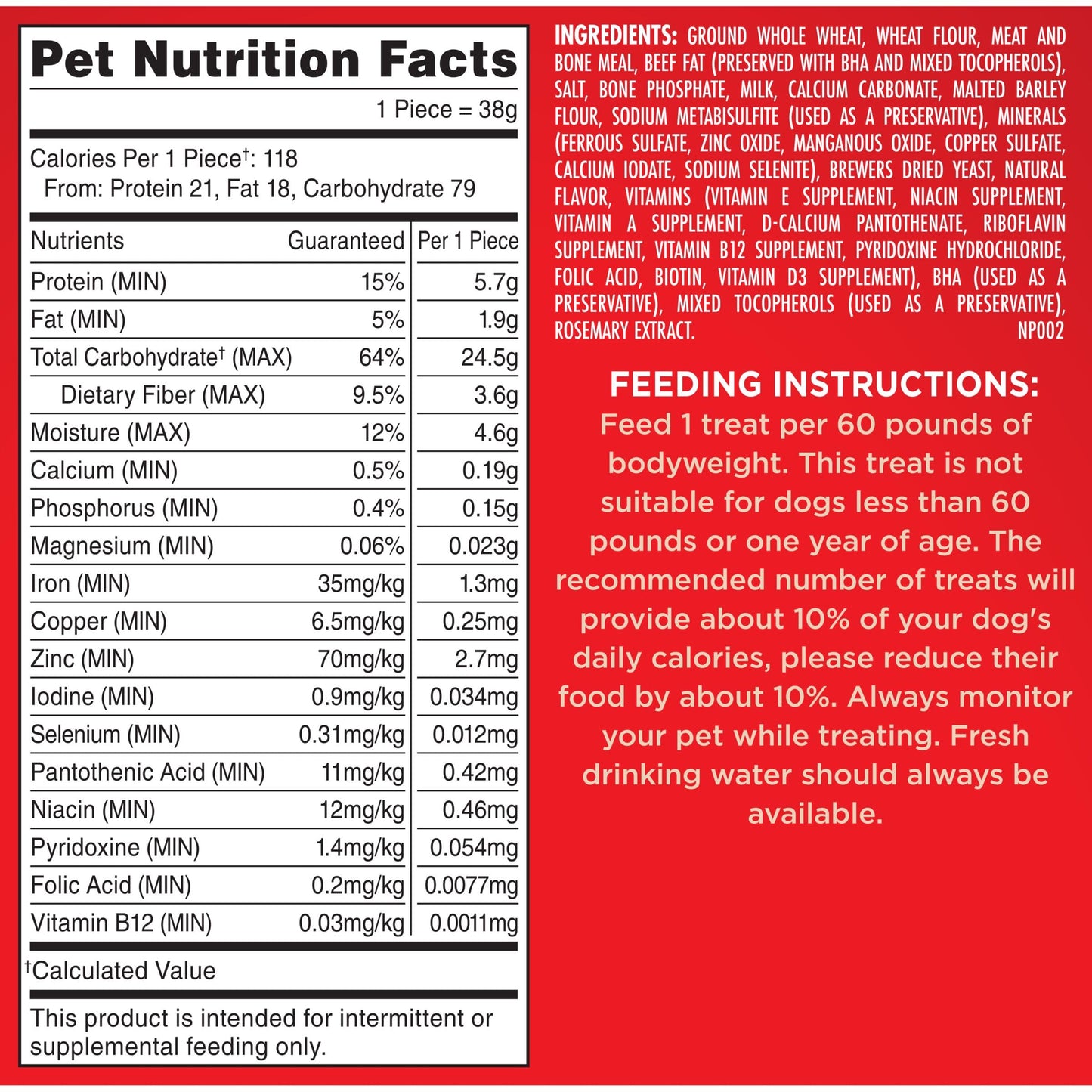 Milk-Bone Original Dog Treats Biscuits for Medium Dogs, 10 Pound