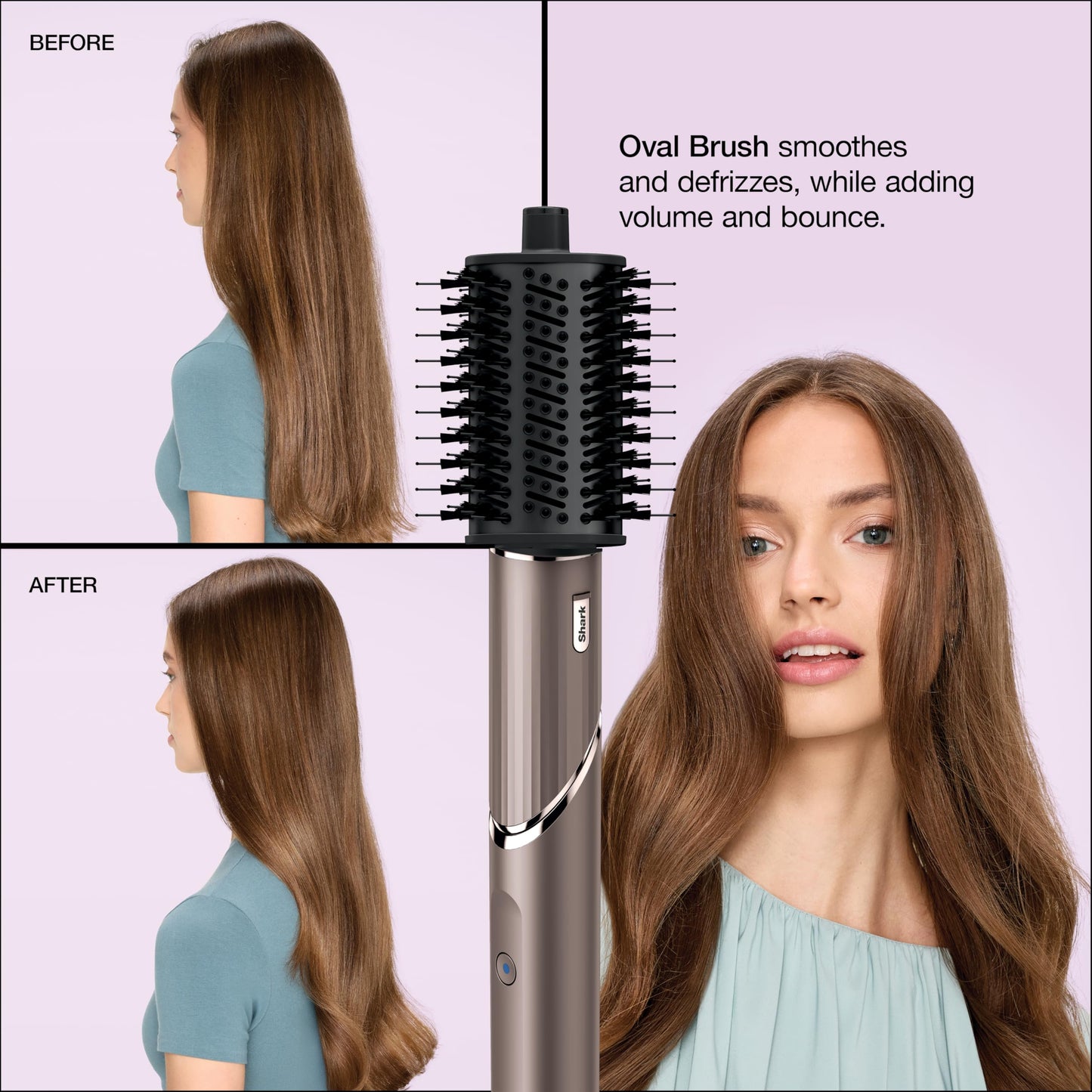 Shark FlexStyle Air Styling & Drying System, Powerful Hair Dryer Brush & Multi-Styler with Auto-Wrap Curlers, Diffuser, Paddle Brush, Round Brush, Concentrator Attachment, Black Cherry, HD457CR