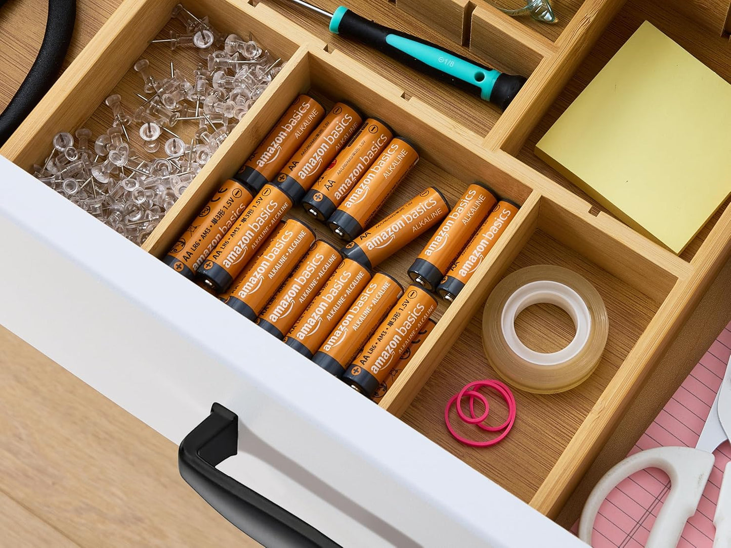 Amazon Basics 100-Pack AA Alkaline High-Performance Batteries, 1.5 Volt, 10-Year Shelf Life