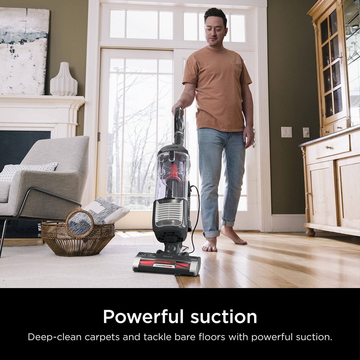 Shark NV752 Rotator Powered Lift-Away TruePet Upright Vacuum with HEPA Filter, Large Dust Cup Capacity, LED Headlights, Upholstery Tool, Perfect Pet Power Brush & Crevice Tool, Bordeaux