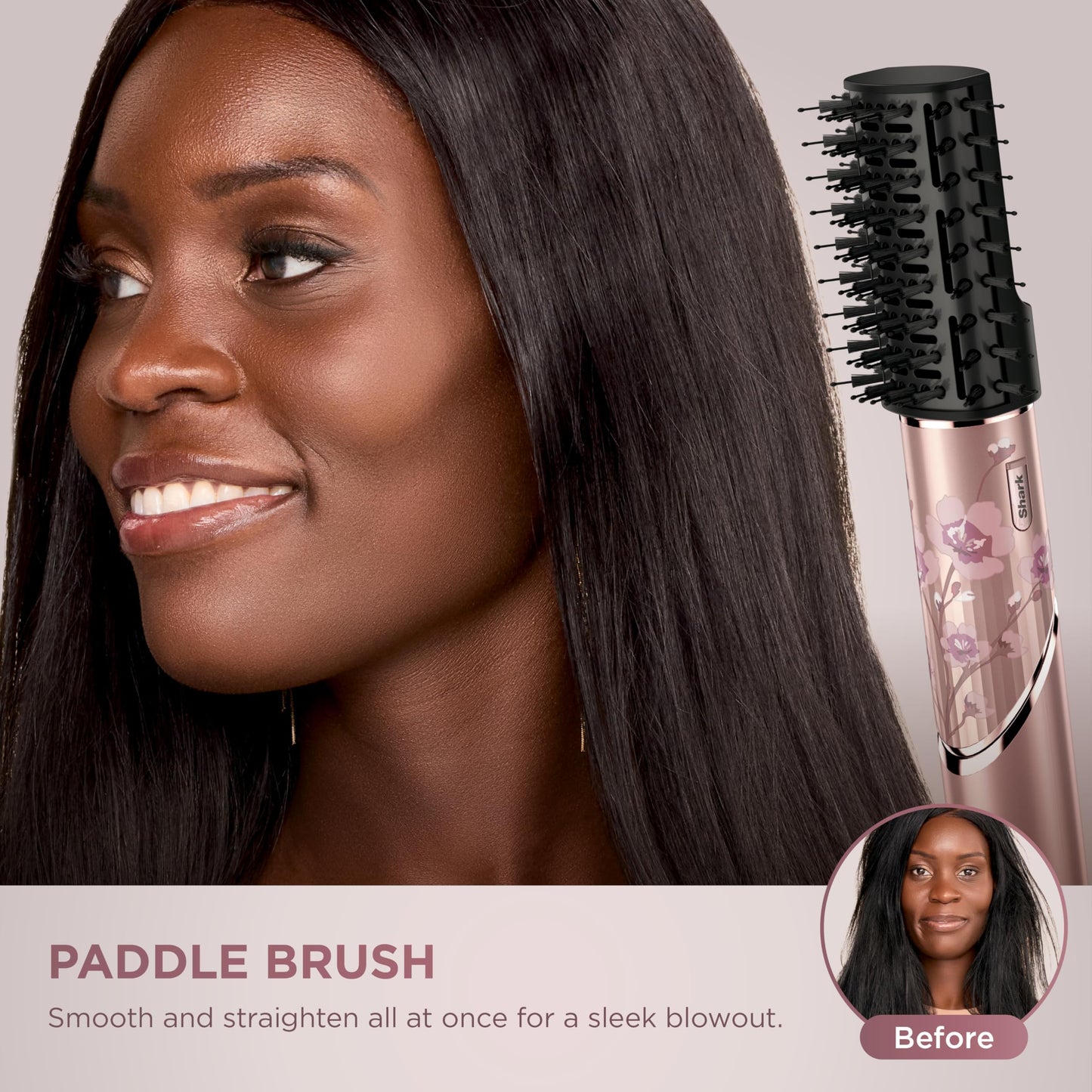 Shark FlexStyle Air Styling & Drying System, Powerful Hair Dryer Brush & Multi-Styler with Auto-Wrap Curlers, Diffuser, Paddle Brush, Round Brush, Concentrator Attachment, Black Cherry, HD457CR