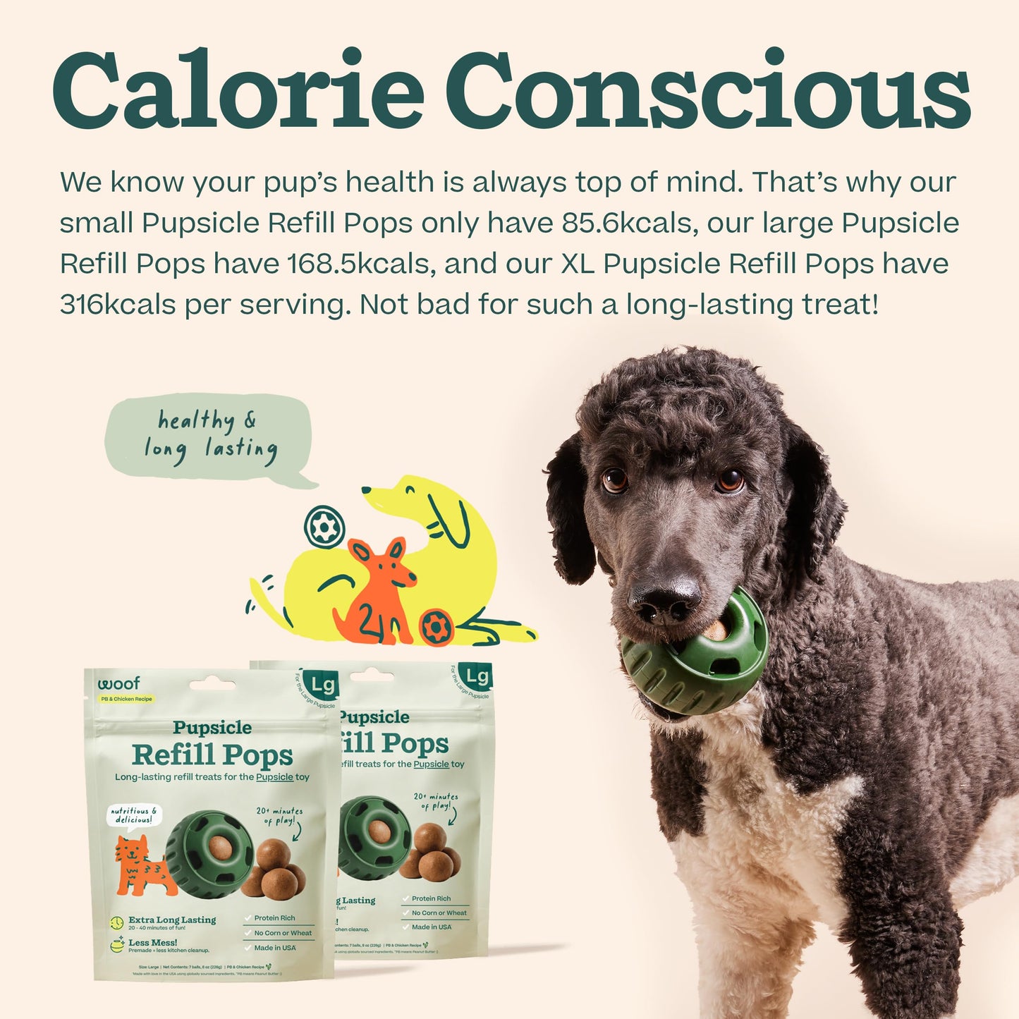 Woof Pupsicle Pops - Premade Long Lasting Dog Pupsicle Pop Treats