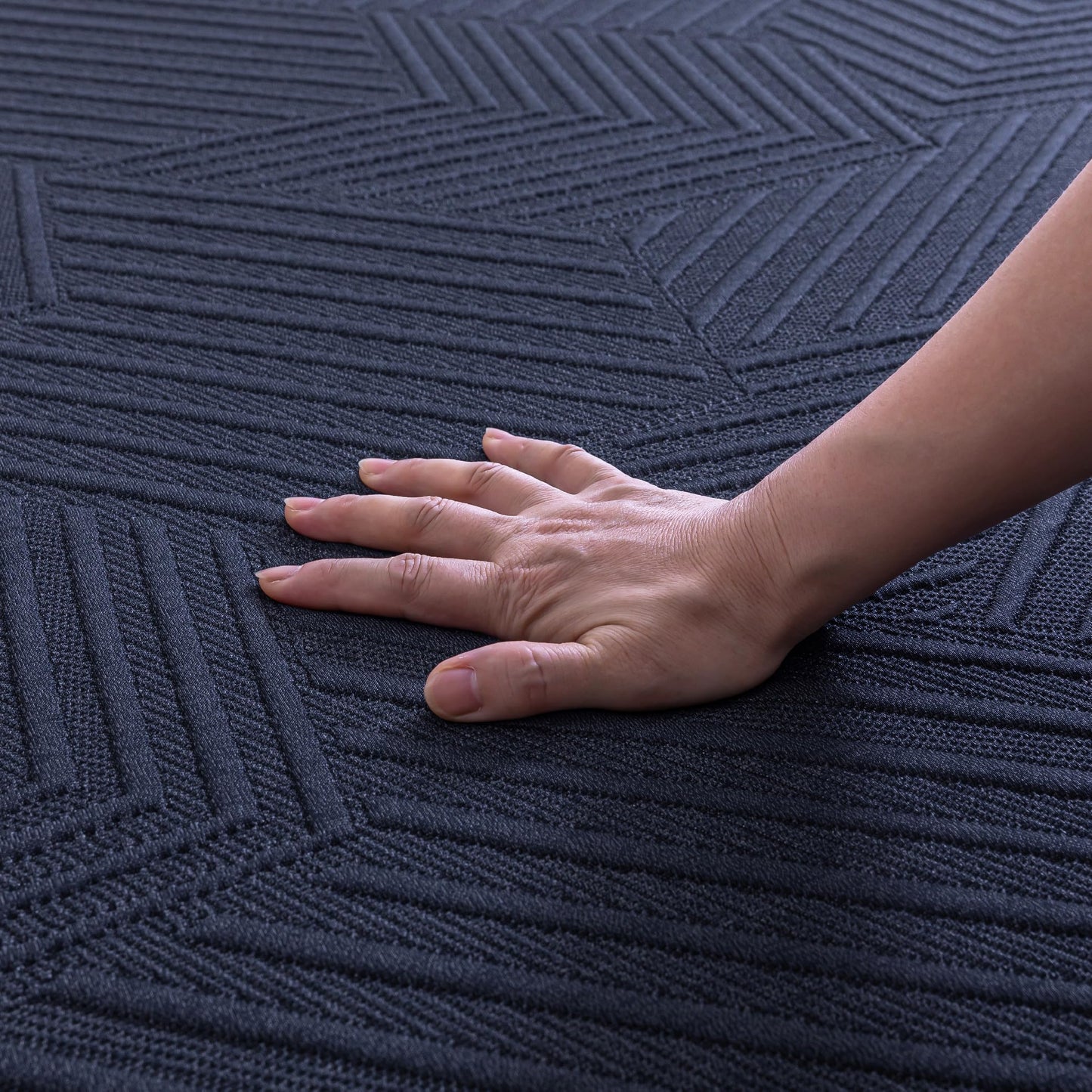 EGOHOME 14 Inch King Size Memory Foam Mattress for Back Pain, Cooling Copper Gel Bed in a Box, Foam Made in USA, CertiPUR-US Certified, Therapeutic Medium Firm, 76x80x14 Black