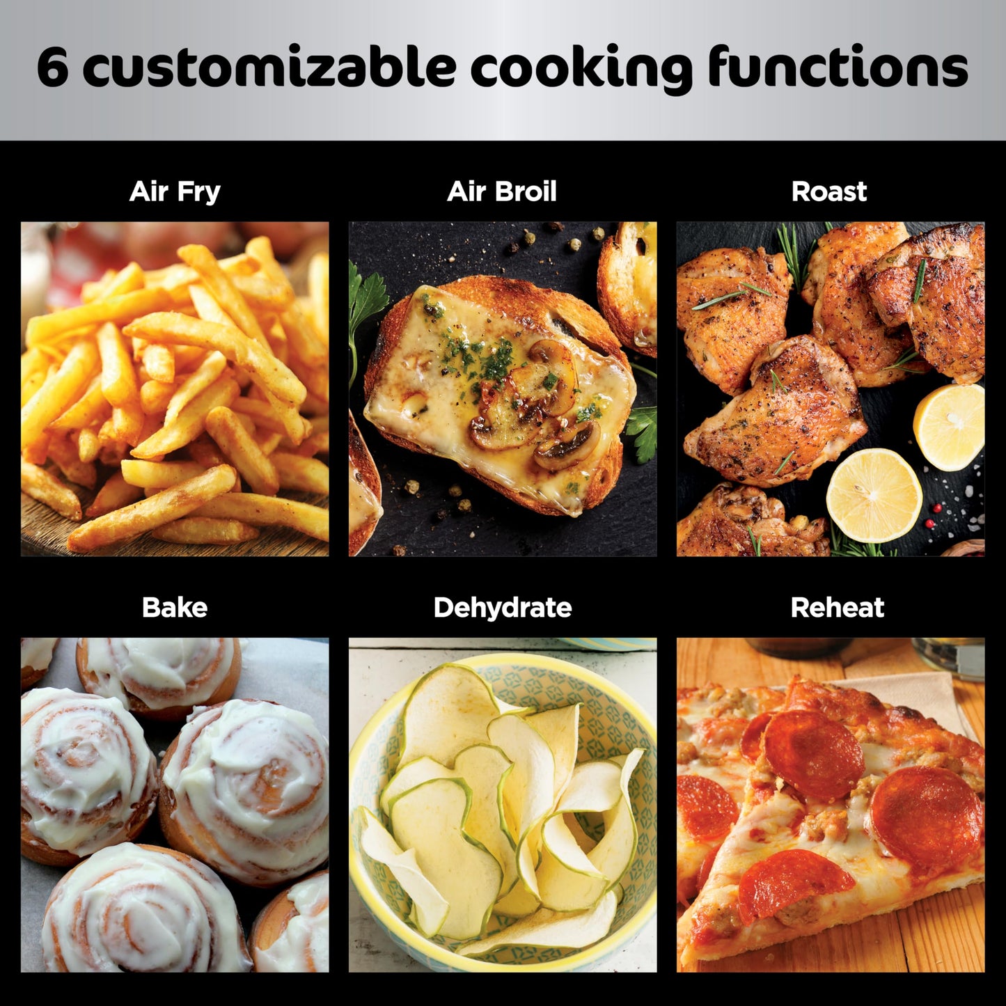 Ninja DZ401 Foodi 10 Quart 6-in-1 DualZone XL 2-Basket Air Fryer with 2 Independent Frying Baskets, Match Cook & Smart Finish to Roast, Broil, Dehydrate for Quick, Easy Family-Sized Meals, Grey