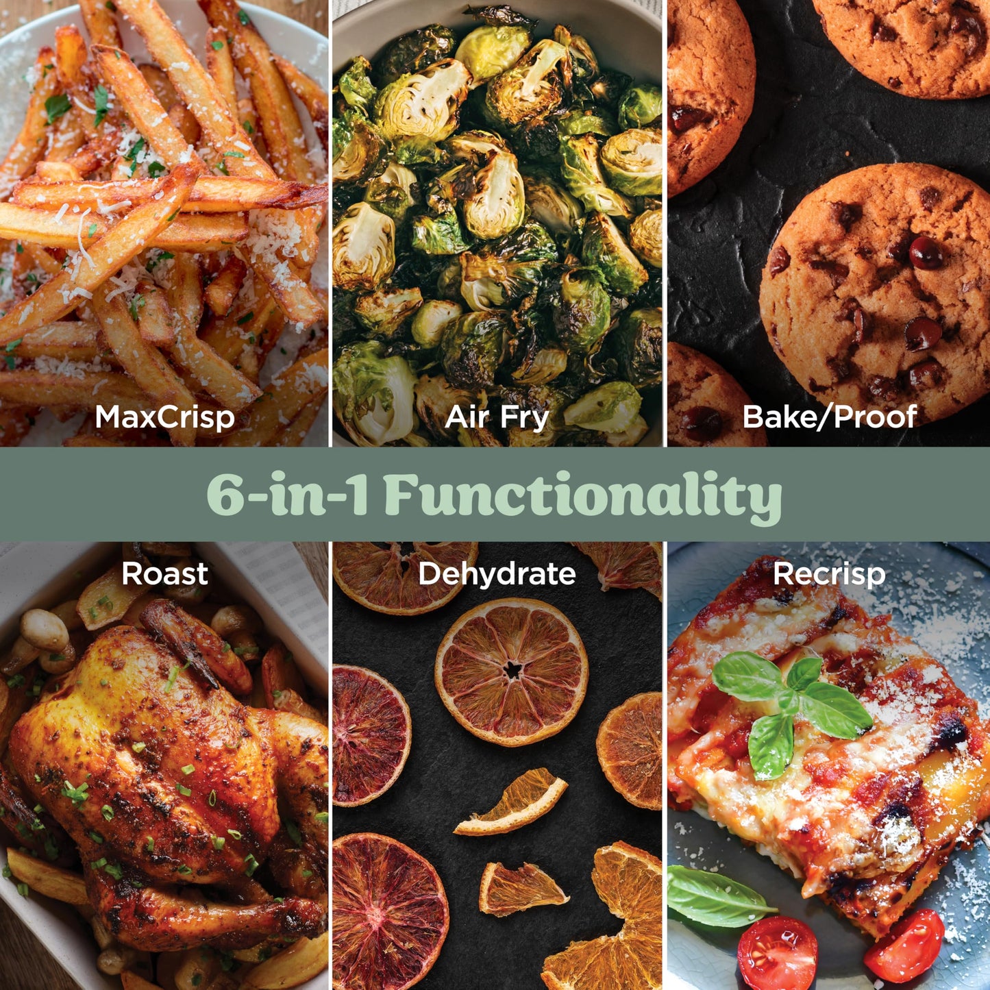 Ninja Crispi Pro 6-in-1 Glass Air Fryer | 6qt & 2.5qt Glass Containers with Storage Lids | Non-Toxic | Meal Prep, Microwave, Freezer & Dishwasher Safe | Air Fry, Bake & More | Cyberspace | AS101CY