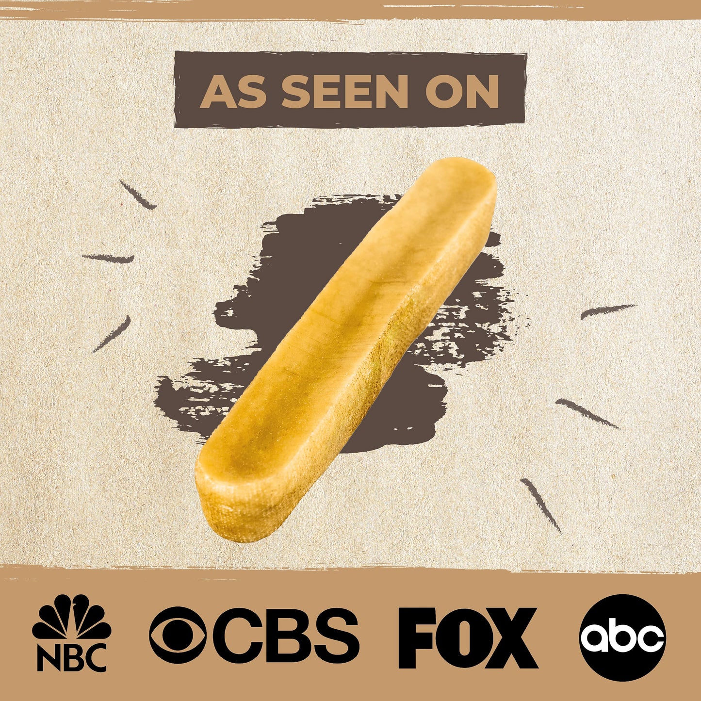 Mighty Paw Yak Cheese Dog Chews – All-Natural Long Lasting Hard Chew for Aggressive Chewers – High Protein, Odor-Free Dog Treat – 3 Ingredient Natural Yak Chews for Large Dogs – (4 Pack)